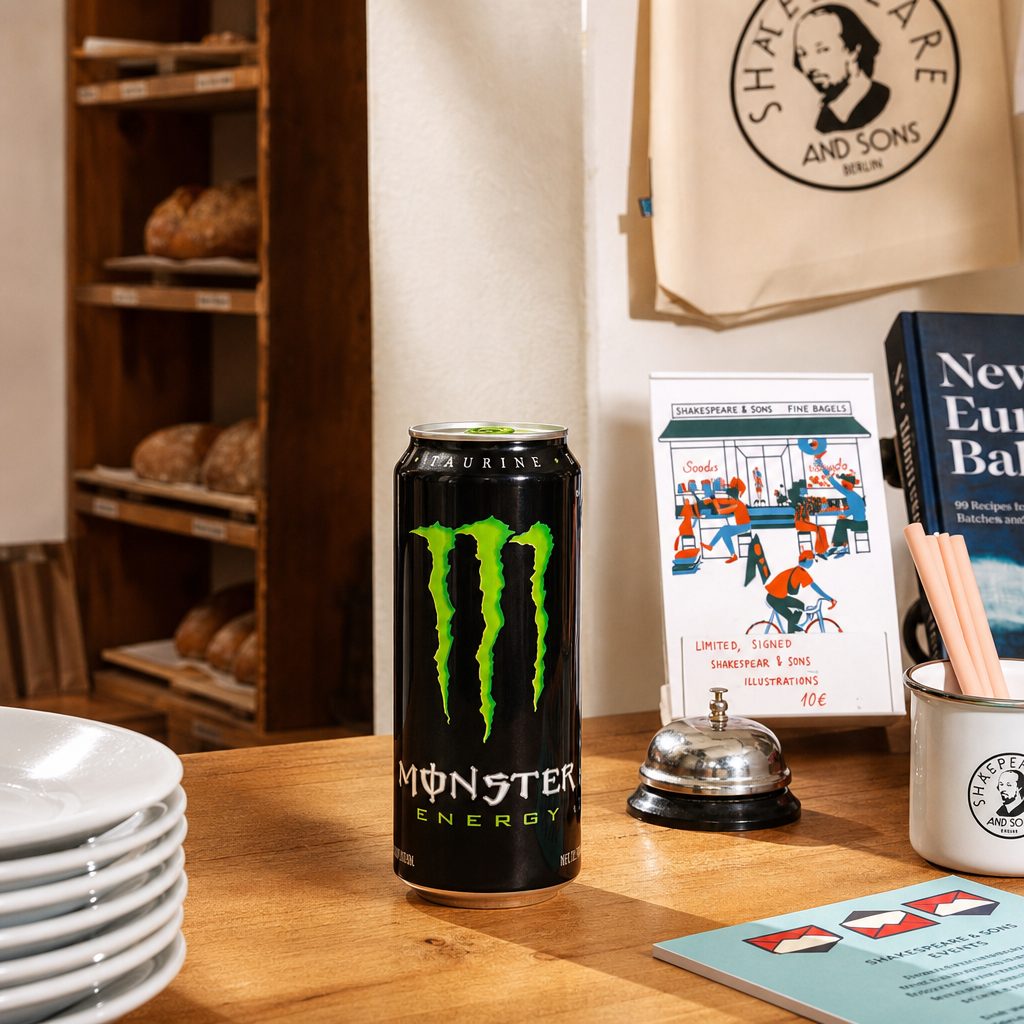 Monster Energy Drinks.